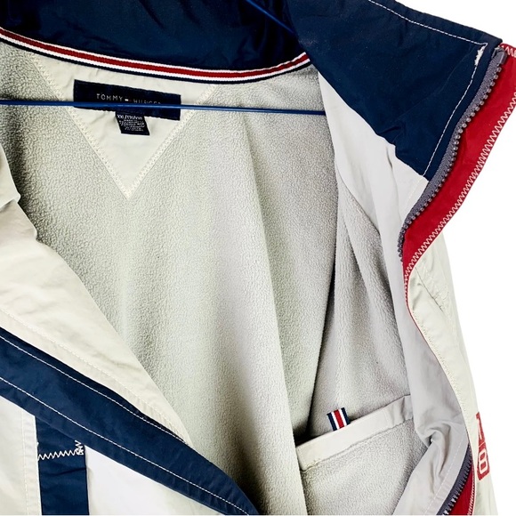Vtg Tommy Hilfiger Mens Sz XXL 90s Windbreaker Yacht Jacket Logo 1985 Sailing - Picture 5 of 9